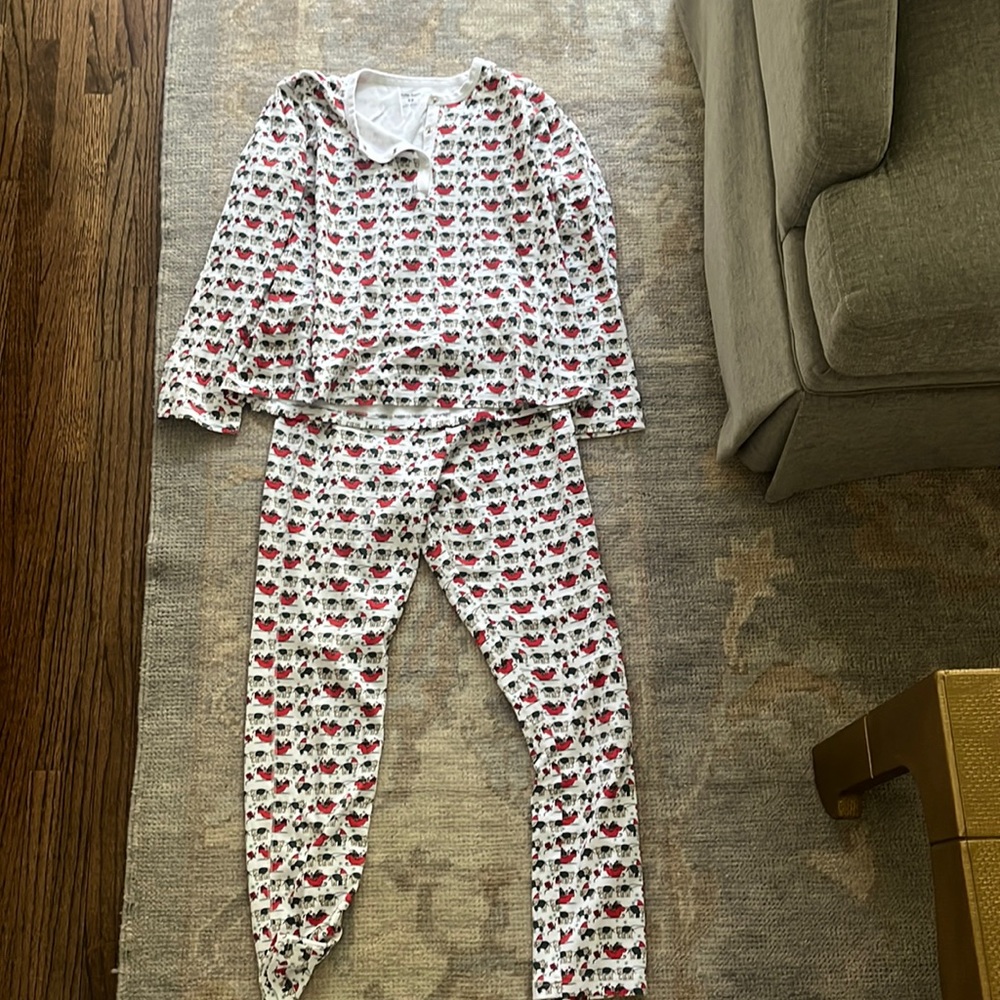 roller rabbit long sleeve christmas pajamas